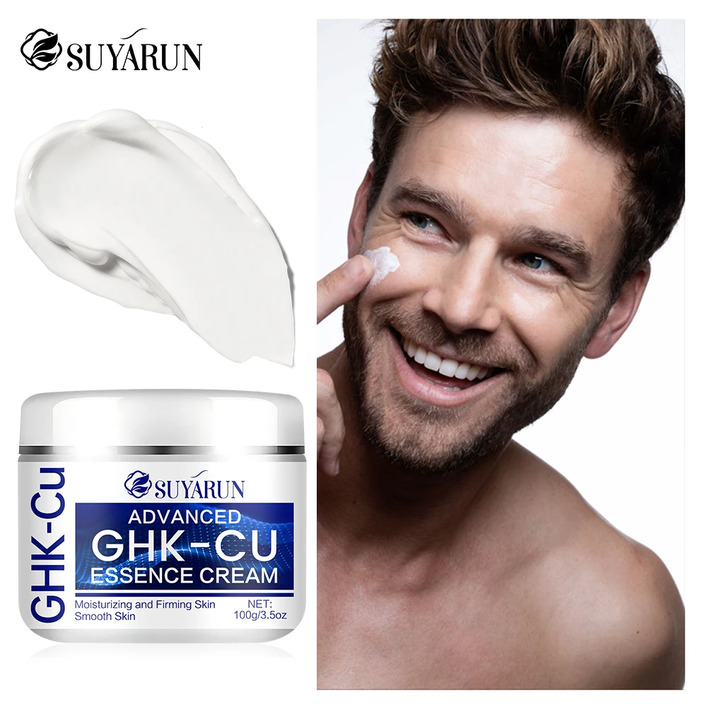 GHK-CU Cream - Crema idratante viso antietà, rassodante e idratante per tutti i tipi di pelle, adatta per uomini e donne.