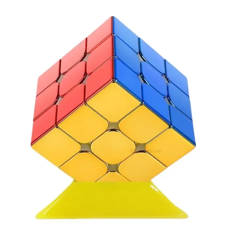 [ECube] SengSo Electroplating 3x3 Magnetic Golden Cubo Magic Cube Puzzle Speed Cube M3 3x3x3 Magico Cubo Кубик Рубика Cibo Toy