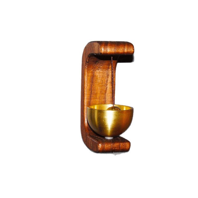 Deurbel Houten windgong Draadloze deurbel Ingangsdeurbel Decoratieve windbel voor thuisopening Woondecoratie