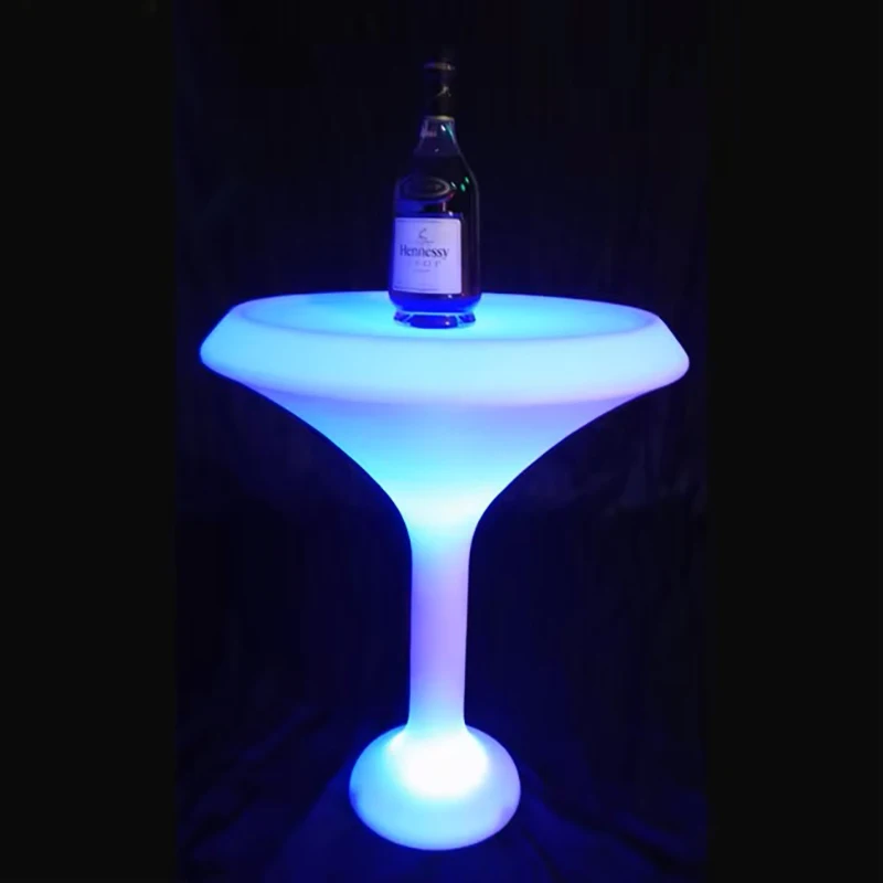 Skybesstech, mesa de coquetel com refrigerador de cerveja para banquetes LED, mesa de bar Lumineux, iluminação interna/exterieur, móveis de bar de café, 1 unidade