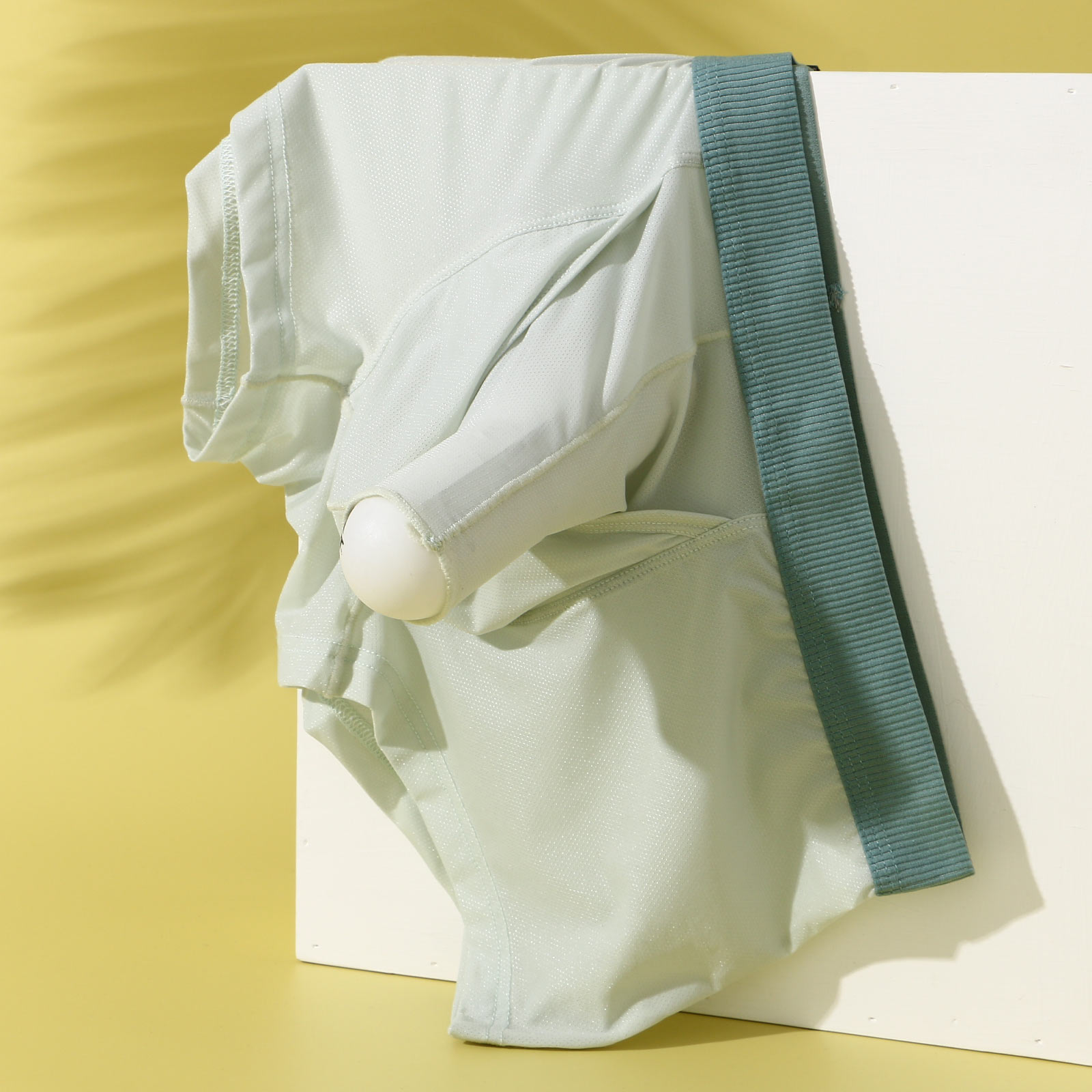 CLEVER-MENMODE 下着セクシーな男性ボクサー象鼻パンツ男性パンティーアイスシルク U 凸ロングペニスポーチ Boxershorts