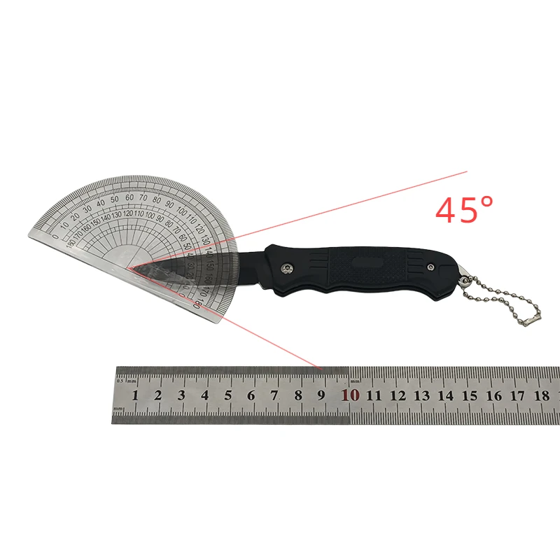 Coltello piccolo da esterno in acciaio inossidabile coltello pieghevole da sopravvivenza da campeggio coltello multifunzionale con chiave portatile ad alta durezza