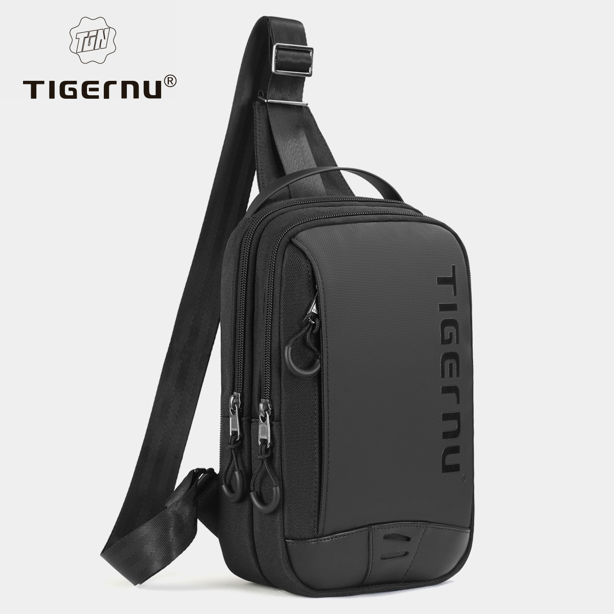 Lebenslange Garantie Brusttasche für Männer, cooler Stil, Herren-Umhängetasche, 9,7 Zoll, IPad-Tasche, lässige männliche Umhängetasche, leichte Mini-Taschen