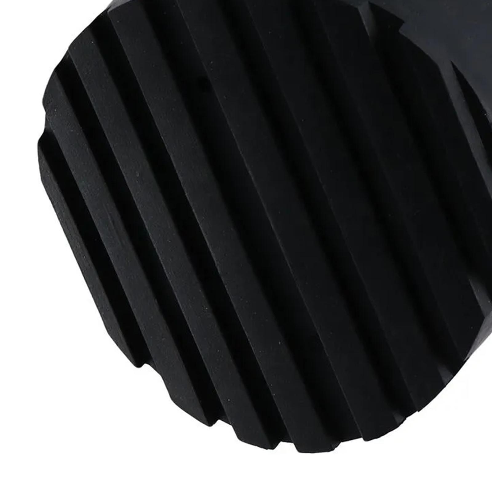 Coussinet de pieds d'échelle télescopique, couverture en caoutchouc, Protection de sol Flexible noire, pièce de rechange