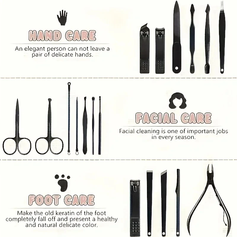 Conjunto de cortador de unhas alemão para casa, cortador de unhas feminino de alta qualidade, ferramentas de pedicure importadas