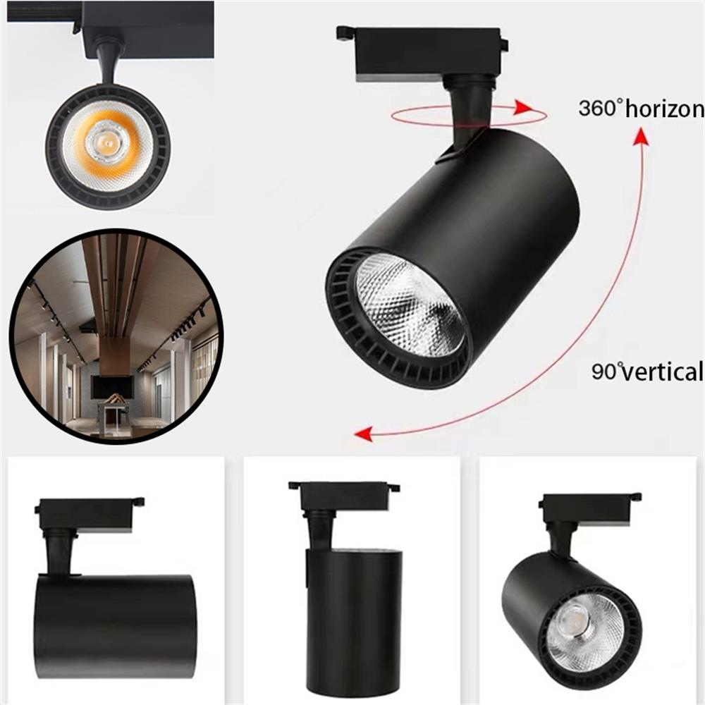 Ensemble de luminaires sur rail Led, éclairage sur rail, applique murale, spots sur rail, projecteur pour magasin de vêtements, éclairage pour maison intelligente