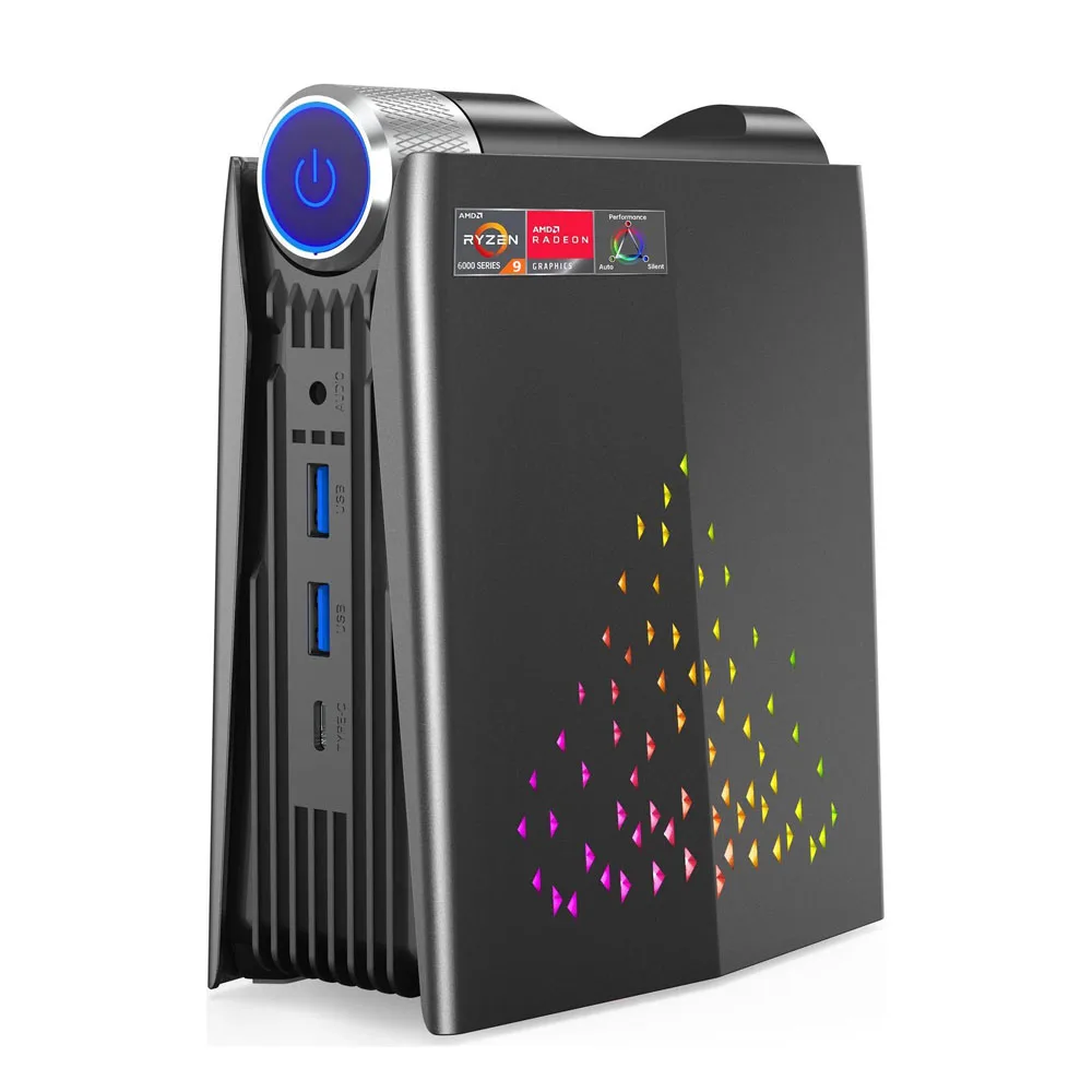 ACEMAGIC S3A MINI PC AMD Ryzen 9 6900HX Prozessor RAM 32GB DDR5 512GB SSD 4800MHz Dual Channel 8 Kerne/16 Threads Wifi6 BT5.2