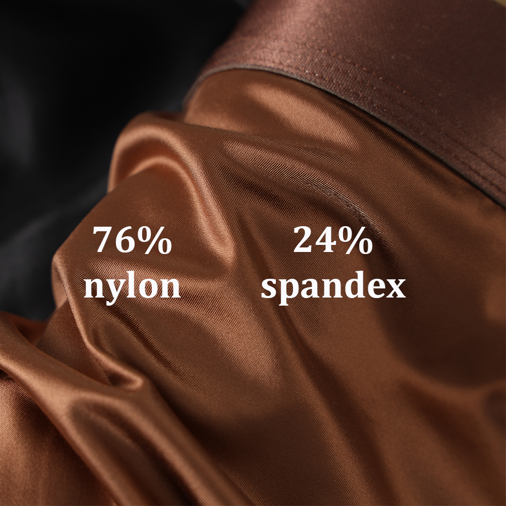 3 Teile/paket Luxus Eis Seide Satin-wie Boxer Mann Weiche Glatte Kühle Unterhose Atmungsaktive Mesh 3D Doppel-schicht gabelung Männer der Höschen