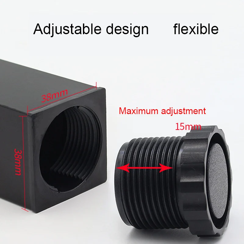 알루미늄 합금 캐비닛 발 높이 조절 가능한 가구 지원 다리 베어링 50 키로그램/개 테이블 의자 침대 소파 광장 레벨 피트