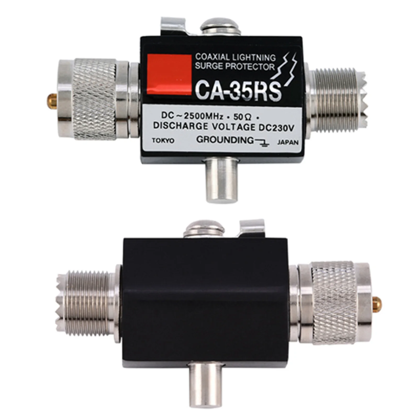 Coaxial relâmpago protetor prendedor, macho para fêmea UHF conector, CA-35RS