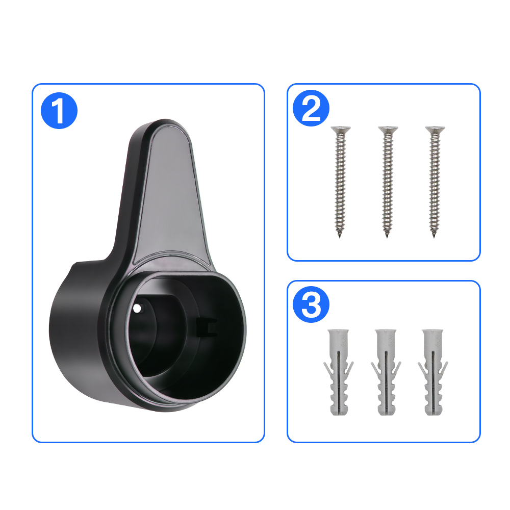 Kolanky EV-Ladegerät-Halter für Typ 2/Typ-1-Anschlussbuchse für TESLA Typ 1 Typ 2 GB-T Standard-Elektrofahrzeug