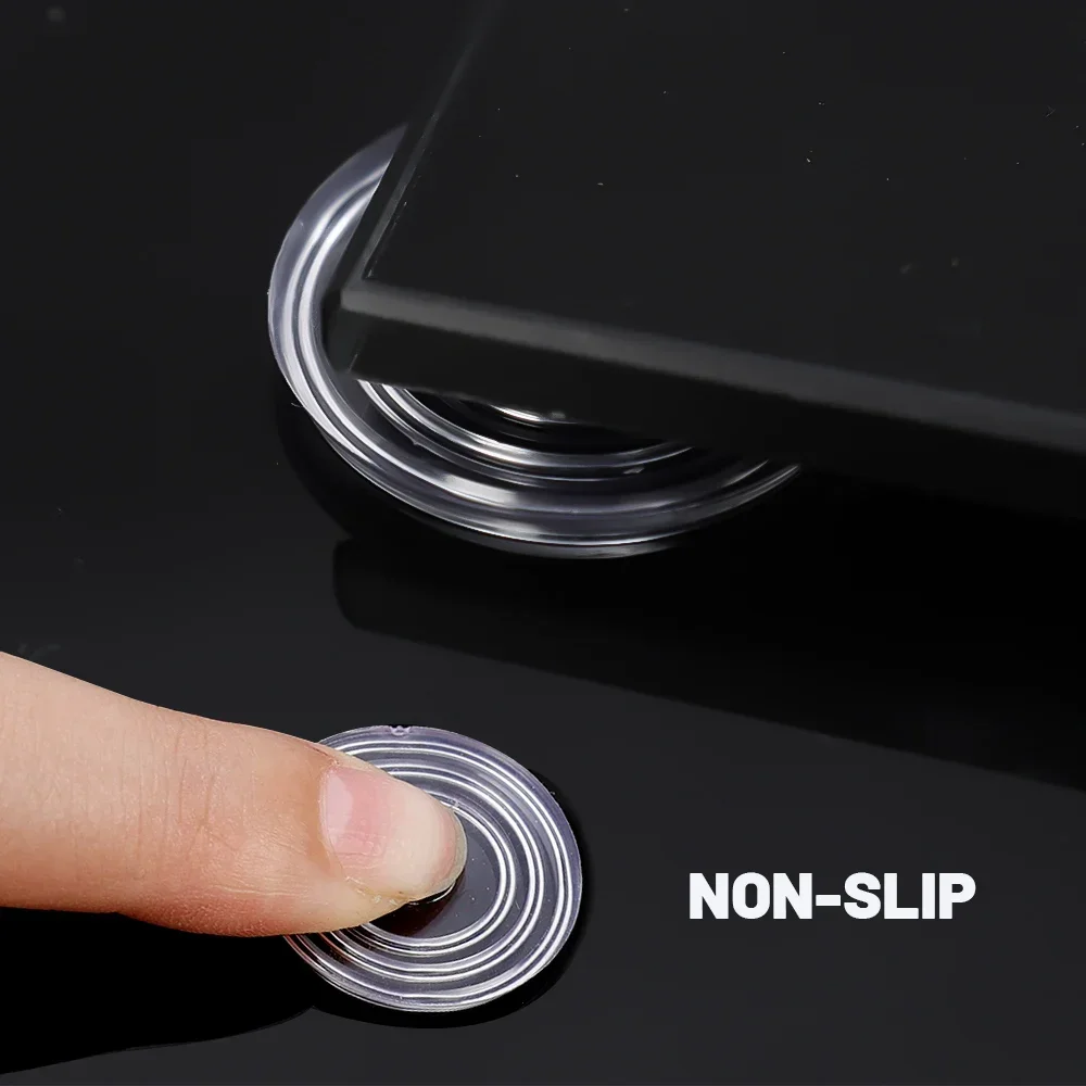 50/10Pcs โปร่งใสแก้วตารางกันชนเฟอร์นิเจอร์ Anti SLIP Pads Non กาวกันชน Pad Soft PVC ดูด Pad สําหรับตารางแก้ว