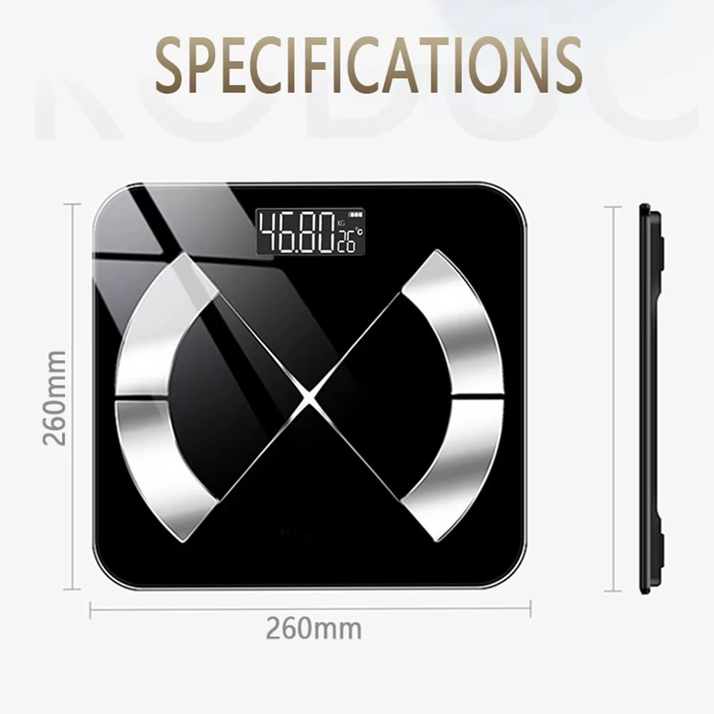 Smarts Body Fats Scale with Display Digital High Accuracy Weighing Machine for Fitness Room Decoration For Home
