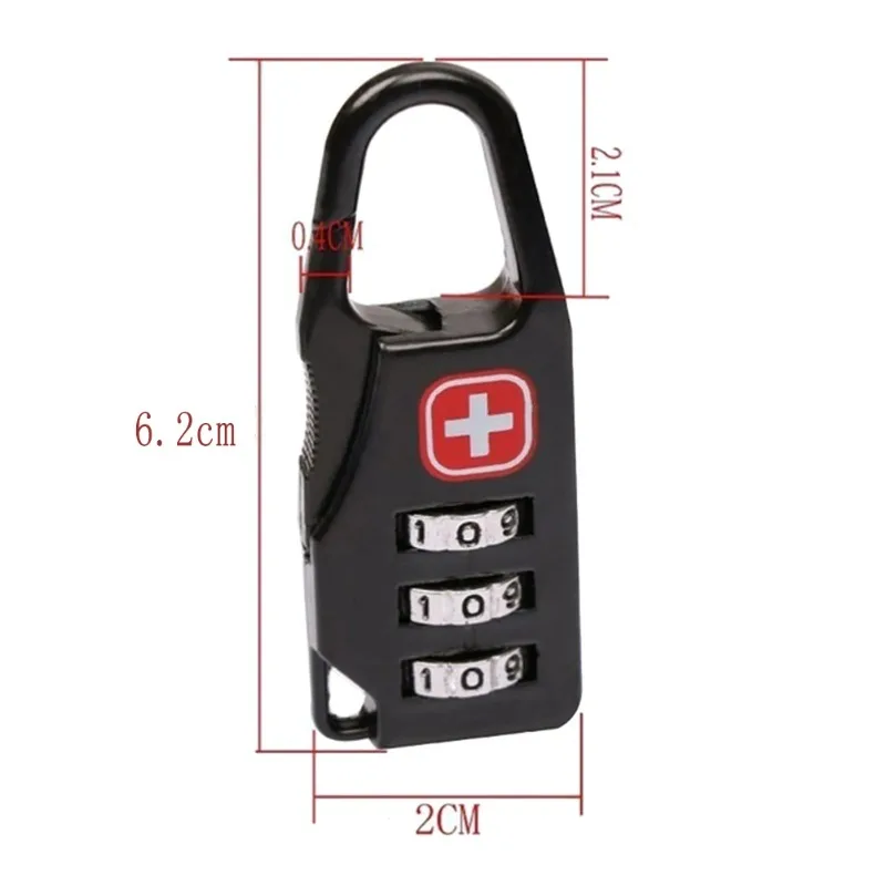40-1PCS Mini Security Customs Lock Combination Code Number Lock Padlock Password Padlock for Suitcase Drawer Cabinet Luggage Zip
