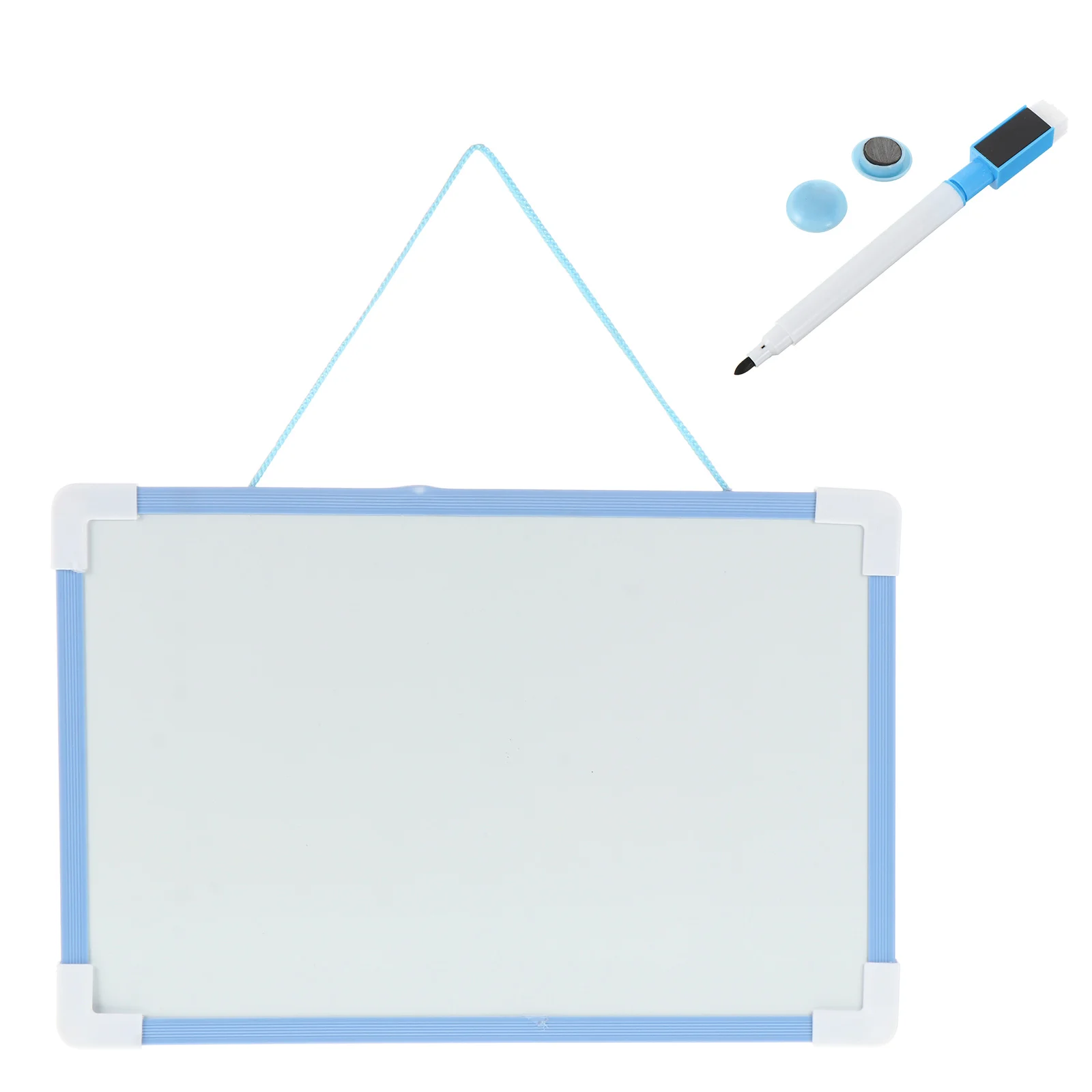 1 set Double Sided Magnetic Whiteboard Premium PVC Hanging Erasable Writing Board For Wall Mounted Reusable Office School