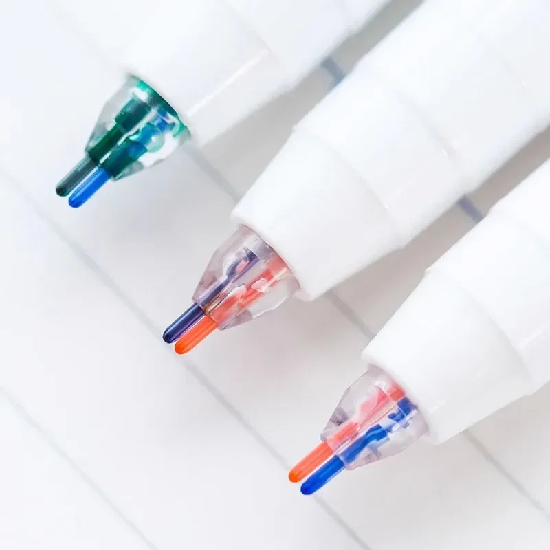 6pcs 2 เส้นสี MARKER ปากกา DIY วาดภาพวาด Graffiti ปากกา 0.5 มม.ปากกาเจล Pigment Liner Highlighter Kawaii เครื่องเขียน
