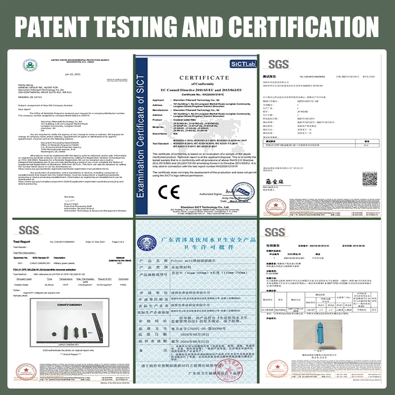 Westtune Outdoor Mini-Wasserfilter, Strohhalm, Camping-Reinigung, tragbarer Wander-Wasserreiniger für Überleben oder Notfallbedarf