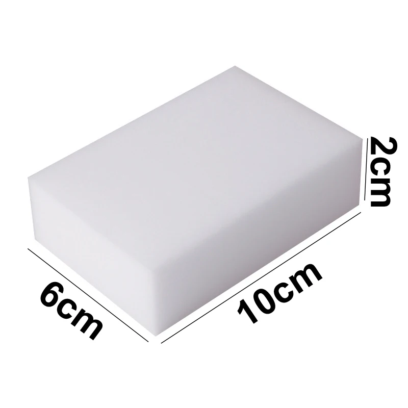 20pcs/Lot Magic Sponge Eraser White Melamine Sponge for Dishwashing Kitchen Bathroom Office Cleaner Cleaning Tools 100*60*20mm