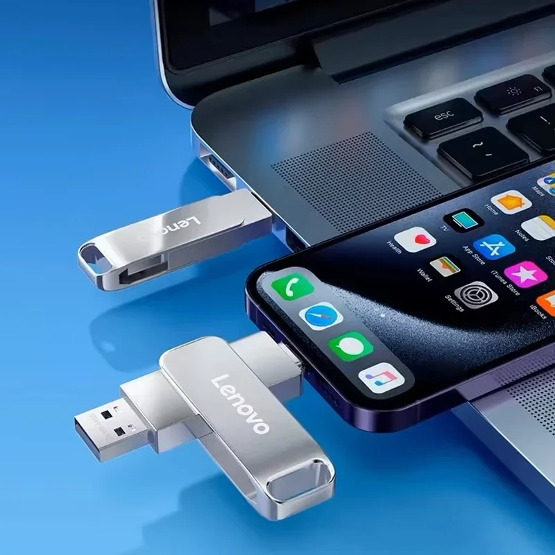 Original Lenovo 16TB USB3.0 Flash Drives U Disk High Speed Metal Pendrive WaterProof Type-C Memoria USB Stick USB Drives 8TB 4TB