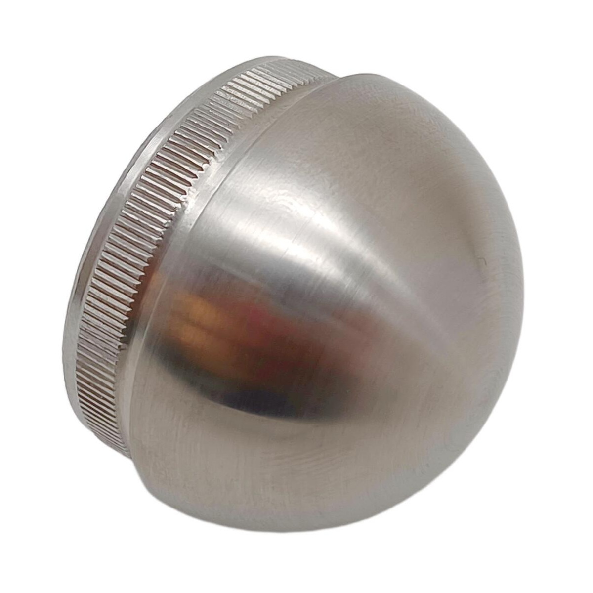 304 Stainless Steel 42.4mm Stair Railing Staircase Balustrade balcony Ball shape Handrail End Cap