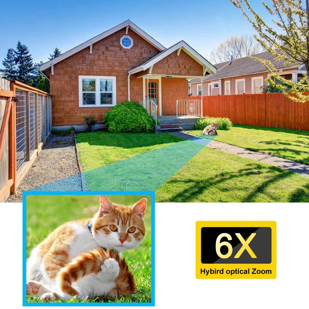 5MP 4G SIM カードミニカメラ屋内ナイトビジョン監視セキュリティモニタリング充電式 3000 mAh バッテリー駆動ホームカム