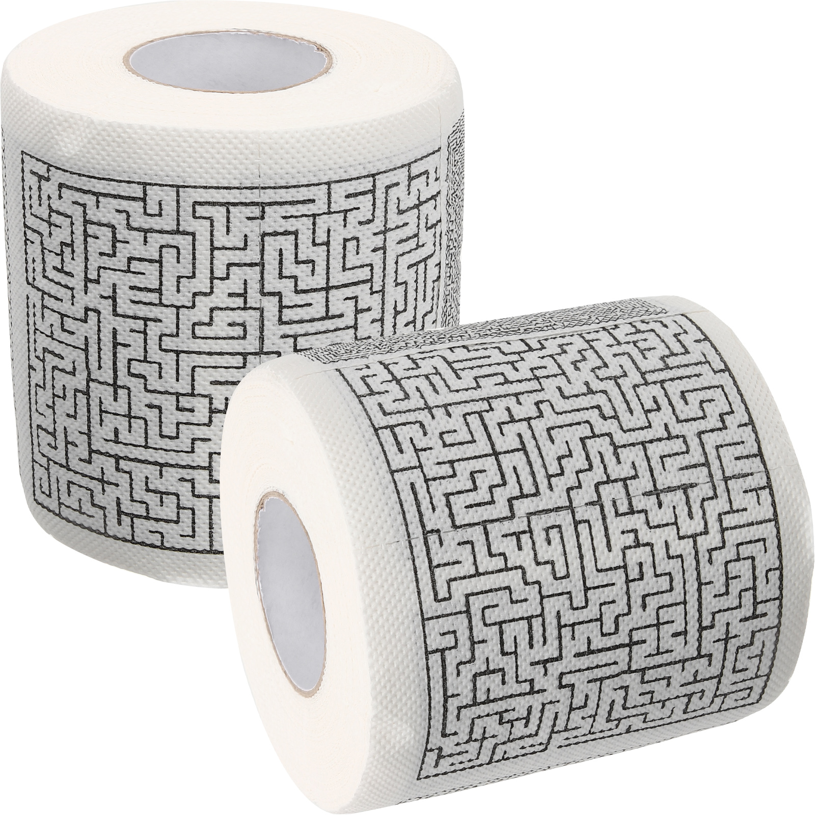 Boîte Complète de Papier Toilette à Motif de Labyrinthe Drôle, Serviettes Ménagers Abordables