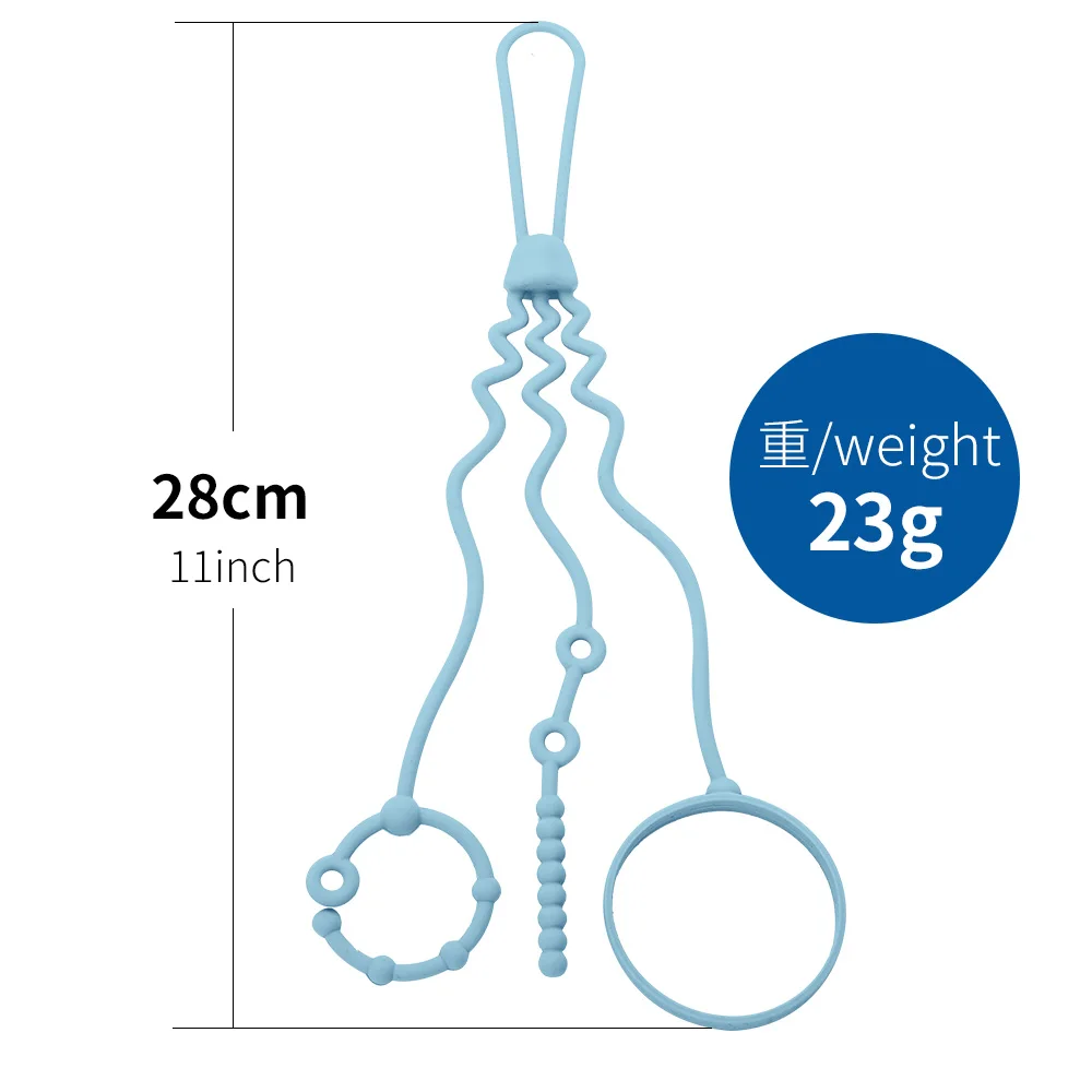 1 ชิ้นซิลิโคน Pacifier CHAIN,การออกแบบรูปทรงแมงกะพรุน,สีชมพู/ครีม,สัตว์ทะเล, เหมาะสําหรับ Pacifiers ส่วนใหญ่,ของเล่นการงอกของฟัน