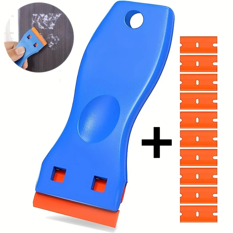 1 Set Car Sticker Removal Multipurpose Plastic Tool Auto Film Glass Home Cleaner
