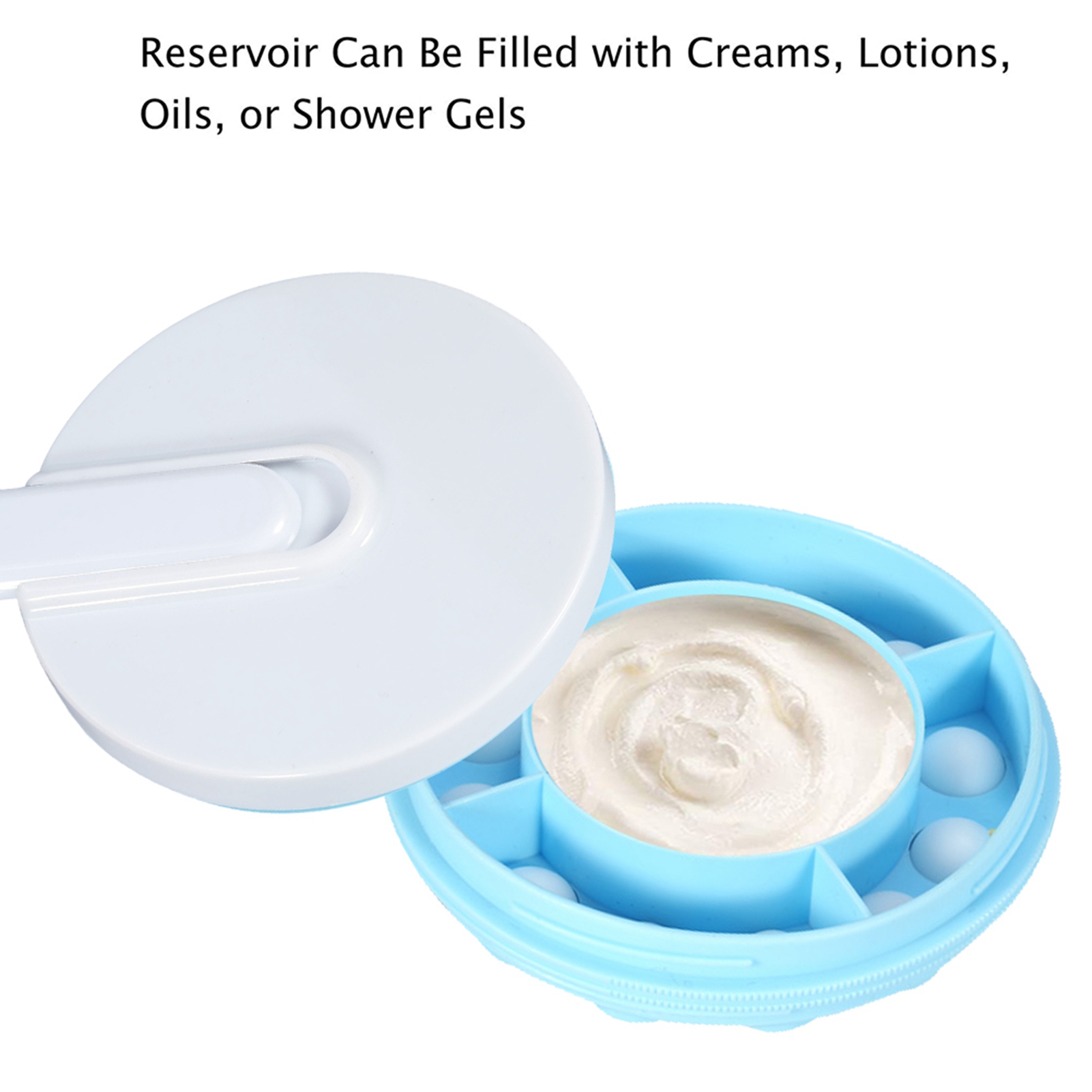 Long Handled Lotion Oil Cream Applicator Body Leg Bath Brush Massager Massaging Tool Back Bath Massager