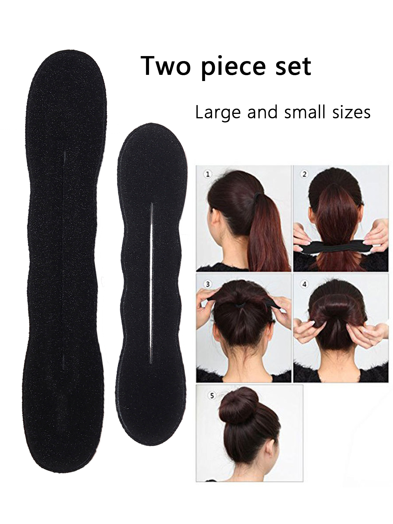 2 pezzi di spugna accessori per capelli da donna bigodino in spugna per capelli ricci con strumenti fai da te per acconciature ritorte speciali per parrucche di capelli veri