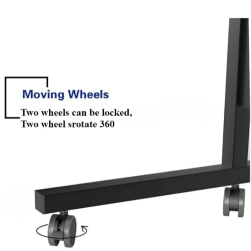 Bedside Desk with Universal Wheels Oversized Table Adjustable Height Large Laptop Desk Portable Study Desk for Dormitory Student