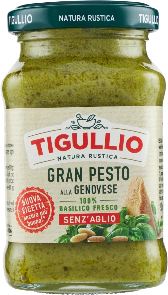 PESTO ALLA GENOVESE SENZA AGLIO 190 GR - TIGULLIO