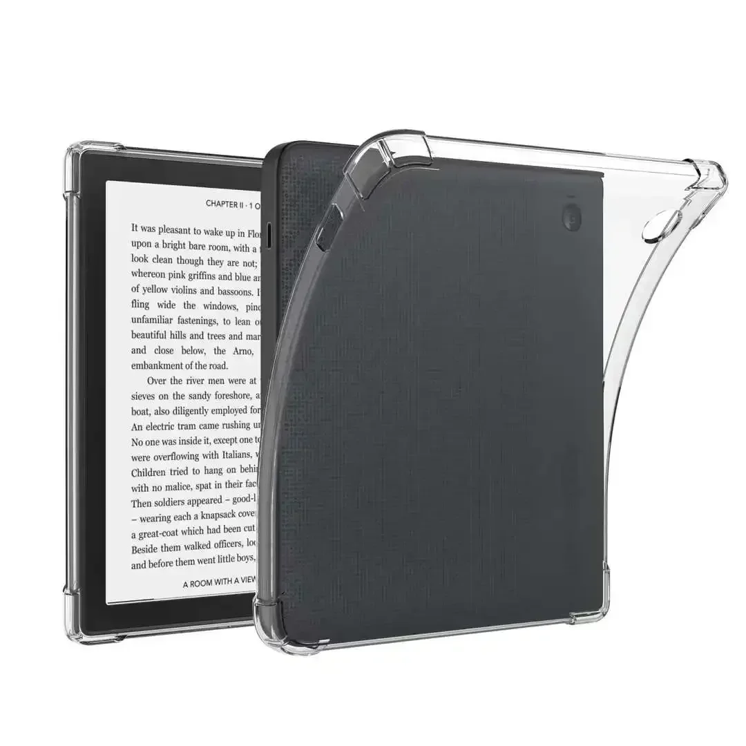 Funda trasera delgada para Funda Kobo Libra Color (2024) Funda transparente de TPU 7 "eBook Protector a prueba de golpes Coque para Kobo Libra 2 (2021)