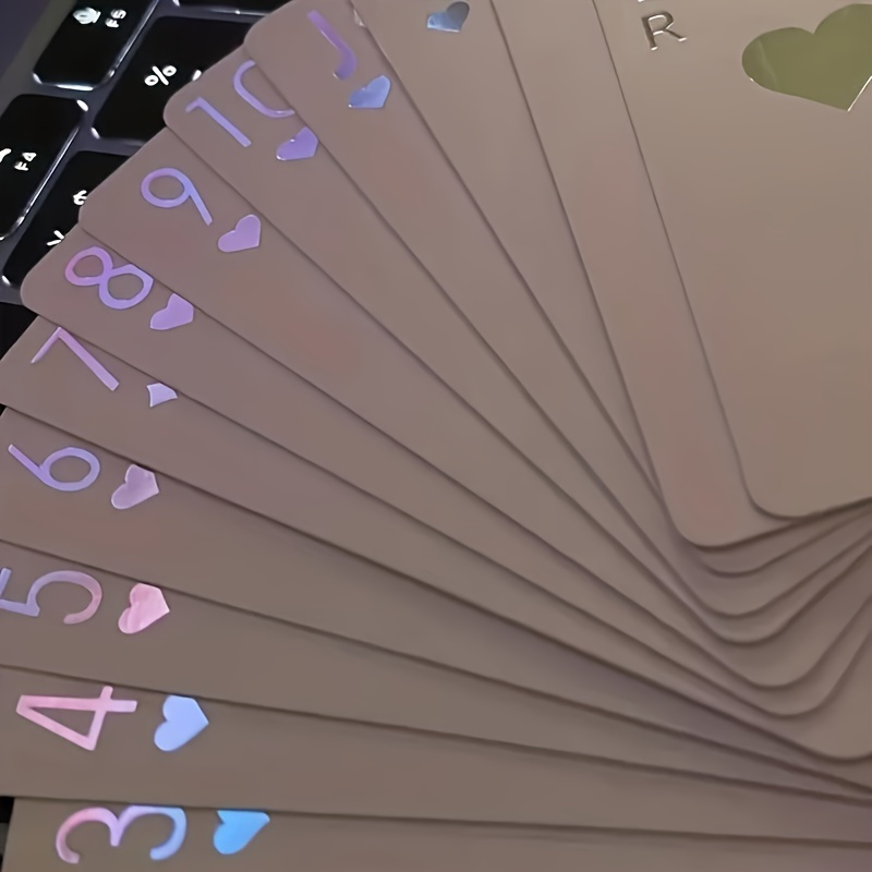 1 doos levendige glow-in-the-dark speelkaarten onderhoudend familiespel voor volwassenen perfect als cadeau, duurzaam kaartvoorraadmateriaal