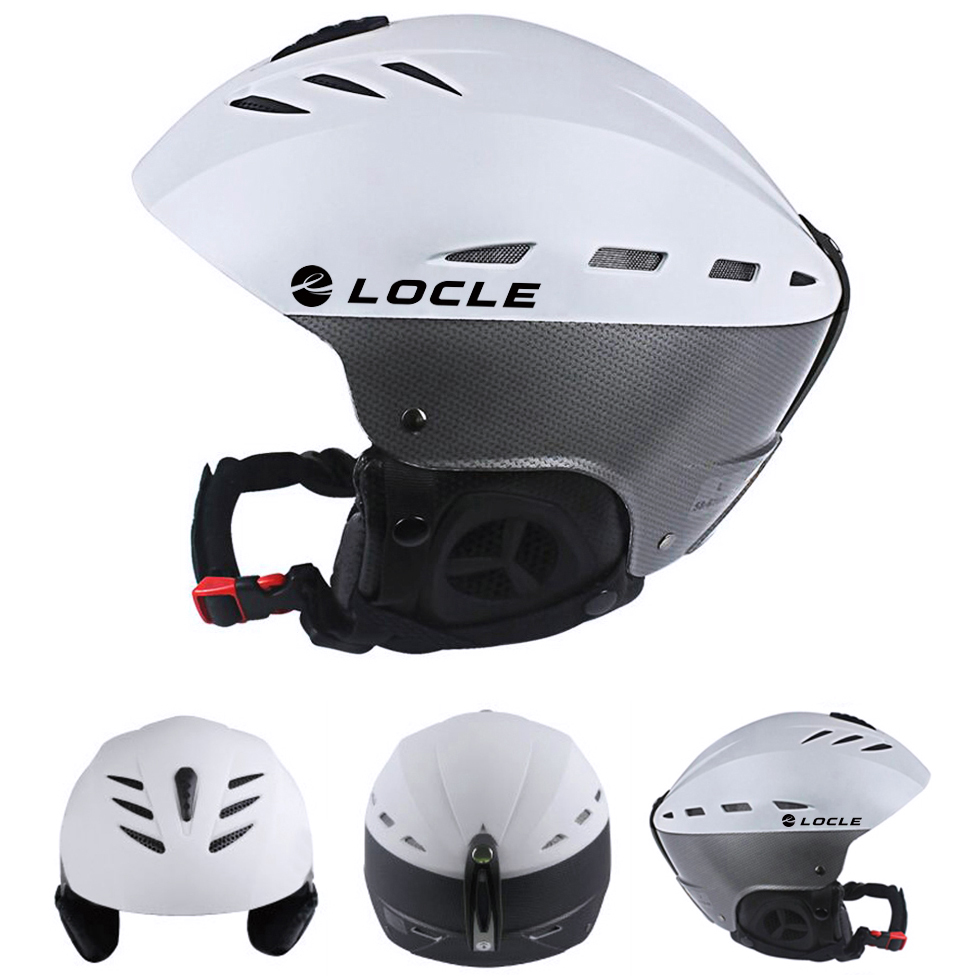 LOCLE スキーヘルメット男性と女性スキーヘルメット子供男の子女の子スキースケートボードスノーボードオートバイスノーモービルヘルメットサイズ S/M/L/XL