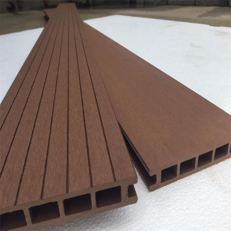 Wpc Balcón Cubierta de piso exterior impermeable Piso de madera dura al aire libre Piso de madera Wpc