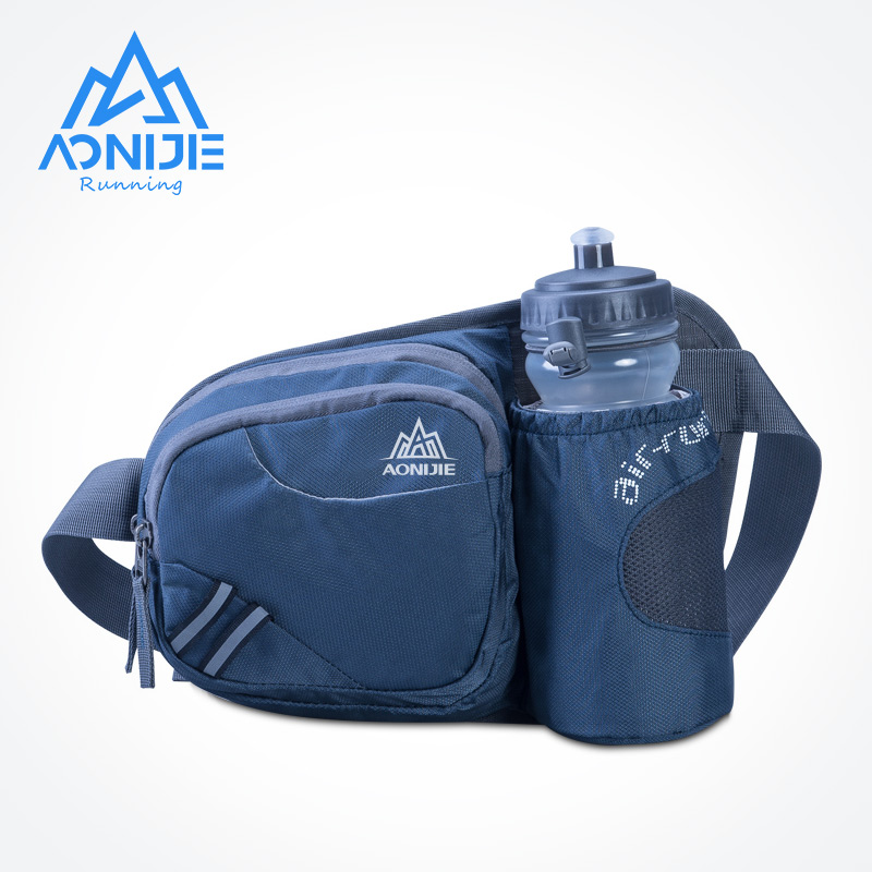 AONIJIE E809 Hydration Fanny Pack เอวกระเป๋า Bum กระเป๋าเข็มขัดผู้ถือขวดน้ํา Jogging Marathon Race Fitness Gym Travel