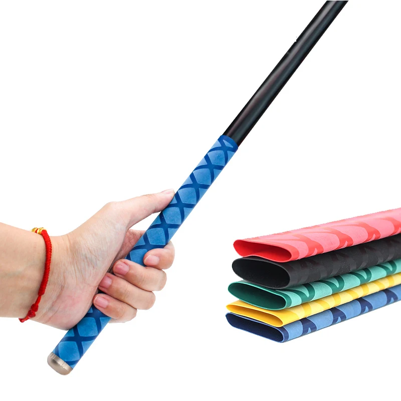 0.2 M/1 M Non-SLIP ความร้อนหดท่อตกปลา Rod DIY 5 สีจับฉนวนกันความร้อนกันน้ํา Racket Handle Grip 15-50 มม.
