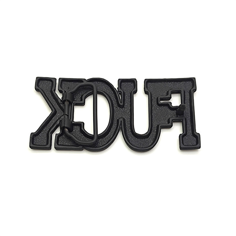 Fashion personalized English letter belt buckle European style belt buckle