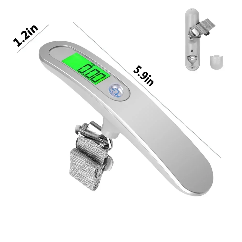 Waage elektronische Hintergrund beleuchtung Waage Federwaage Gepäck waage Steel yard Koffer Reise hängen Steel yard Haken waage 50kg