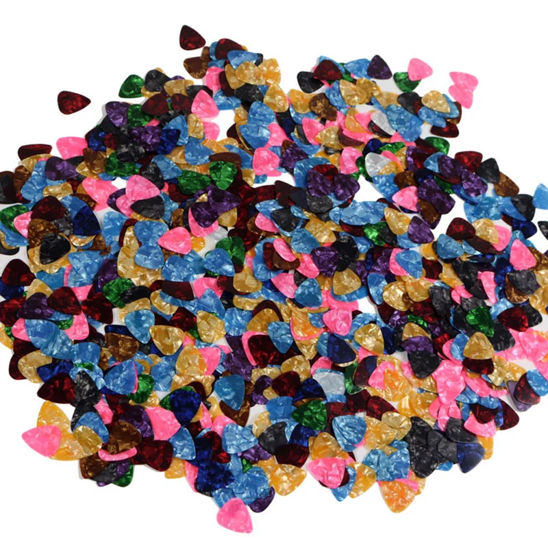 10PCS 기타 추천 Plectrum 중재자 셀룰로이드 전기 부드러운 기타 추천베이스 어쿠스틱 일렉트릭 기타 액세서리