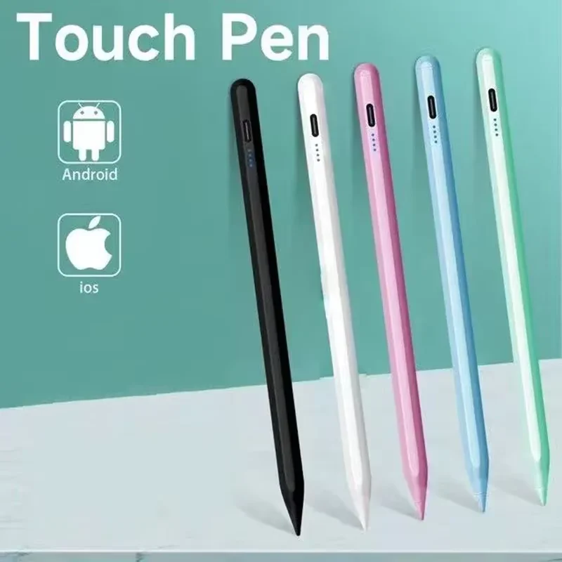 Universeller Tablet-Stylus-Stift für iOS, Android, iPad, Air-Touchscreen-Stift, schnelles Aufladen, wiederaufladbarer Neigungsempfindlichkeitsstift