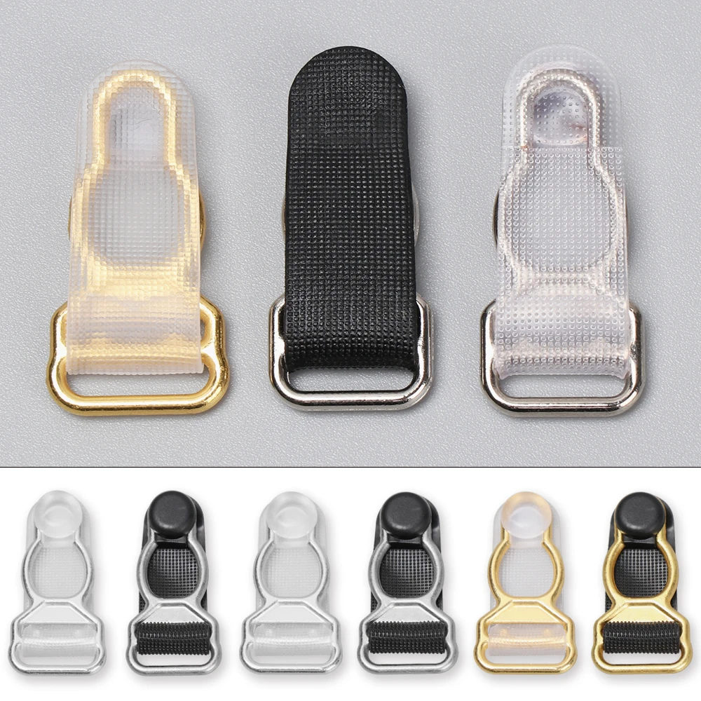 Liguero de 10/12mm para piernas, corsé, ganchos de Clip, suspensorio, extremos, medias, sujetadores, hebillas, accesorios de ropa interior, 10 piezas