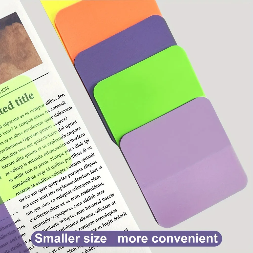 8 สี 160 แผ่นโปร่งใส Sticky Note MeMO Pad Scrapes สติกเกอร์กันน้ํา Notepad โรงเรียนเครื่องเขียนอุปกรณ์สํานักงาน