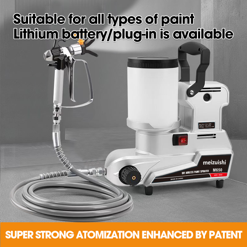 Multifunctional 1200W Airless Paint Sprayer Machine 2L Small Portable Electric Spray Gun High Power Home Painting