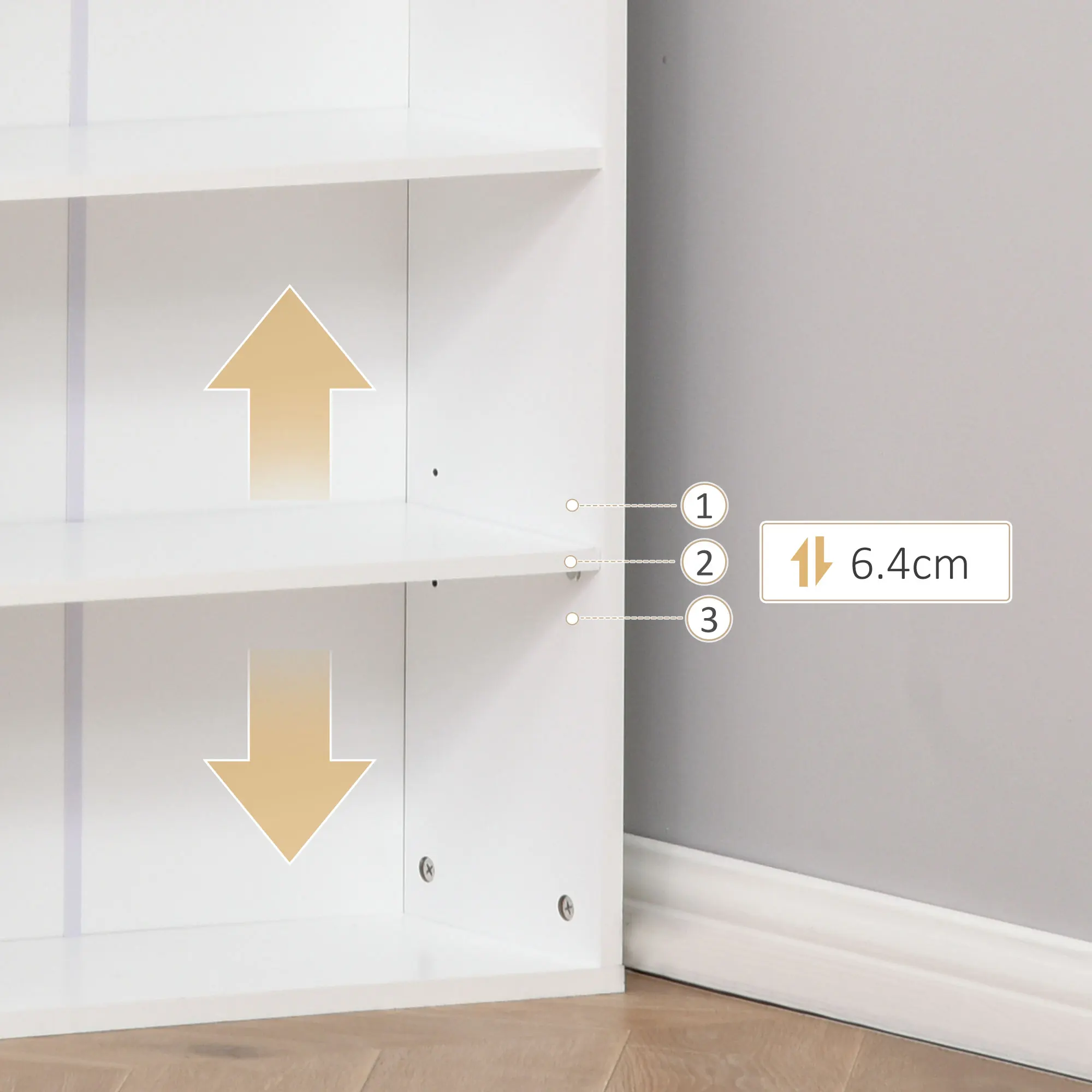 HOMCOM Folding Convertible Desk with Blackboard Multi-function Workstation