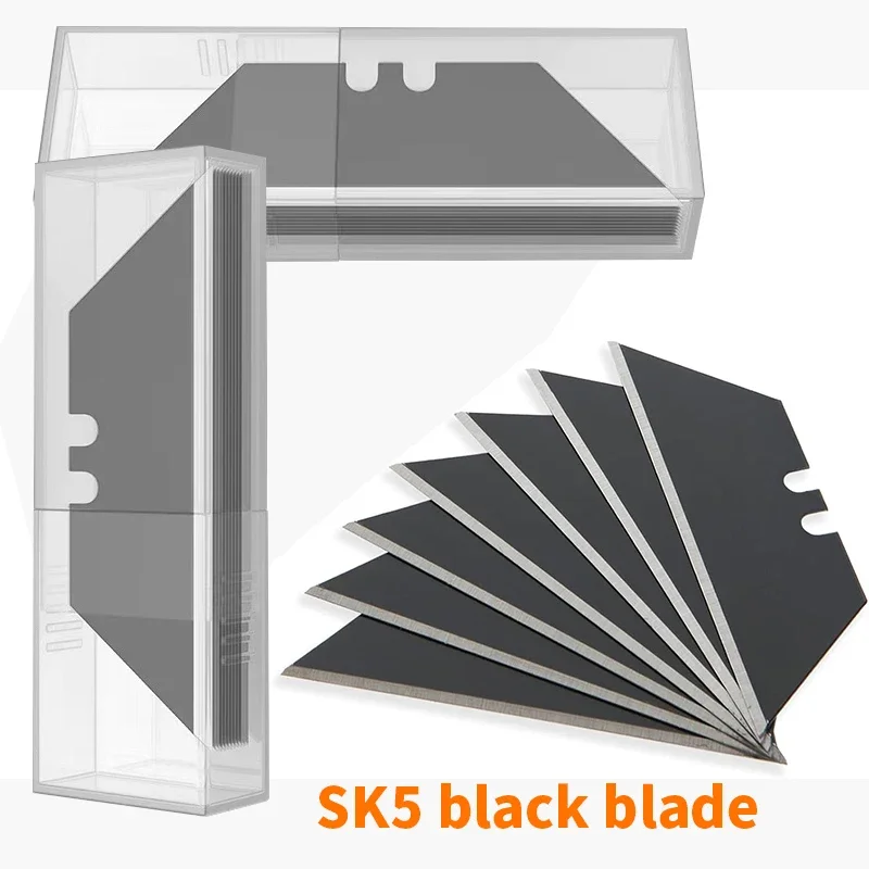 10/30/50Pcs Special Knife Blades Steel Material Utility Knife Trapezoid Blades Replacement DIY Art Craft Cutter Tool Blade