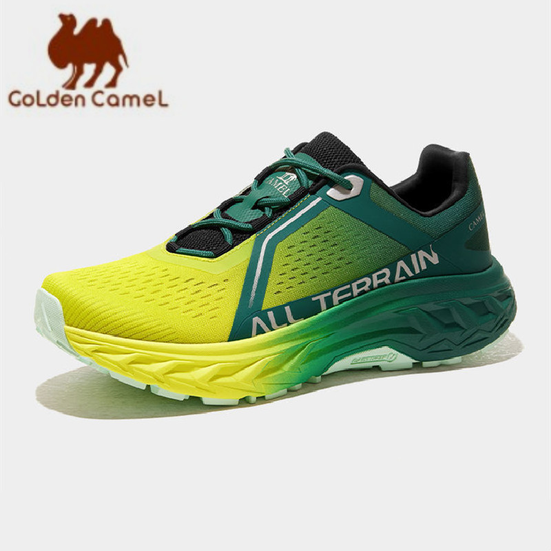 GOLDEN CAMEL CUSHIONING รองเท้าวิ่งรองเท้าลื่นรองเท้าผ้าใบชายกีฬาผู้หญิงวิ่งรองเท้าสําหรับชาย Cross-Country เดินป่ากระโดดเชือก