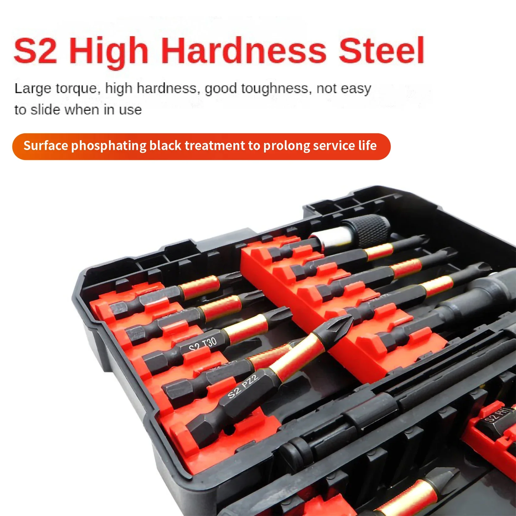LIXIU S2 impact screwdriver bit set Phillips strong magnetic screwdriver bit set multifunctional strong agnetic Automotive tools