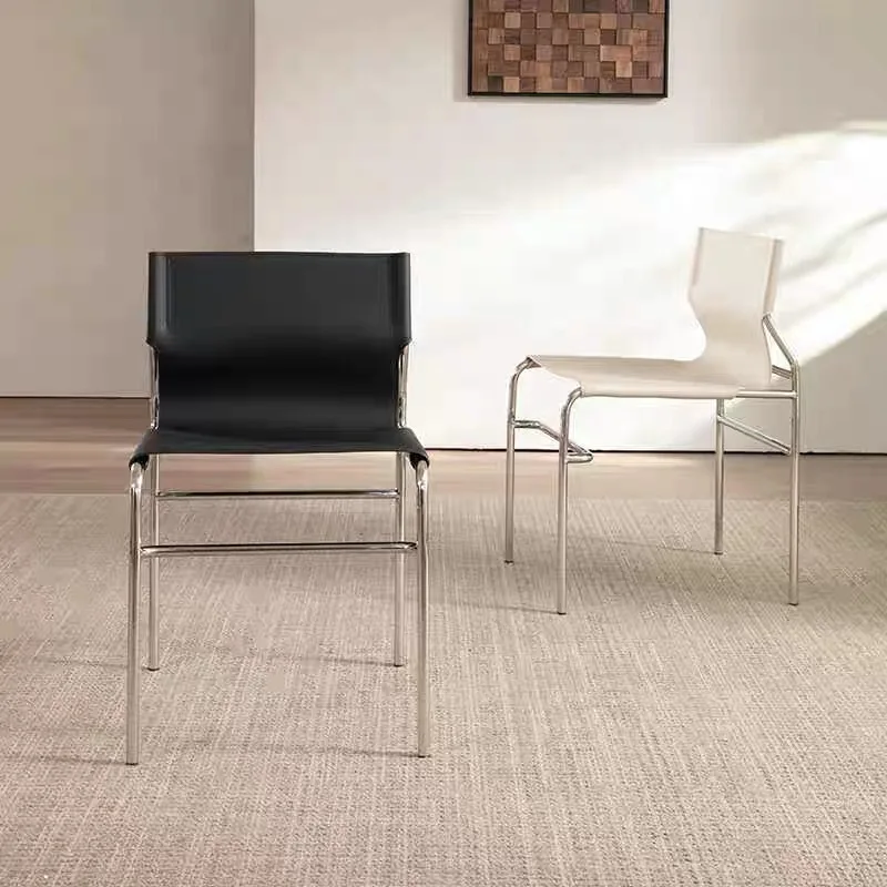 Para design minimalista cadeiras de jantar luxo sala estar café cadeiras jantar confortável villa móveis para casa cadeiras lscy